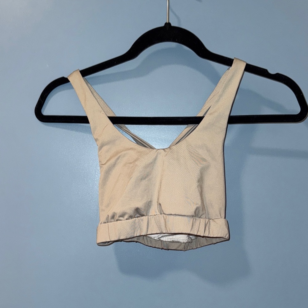 SHEIN gray sports bra